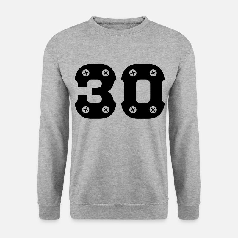 30th Birthday Gift Idea - Unisex Sweatshirt - salt & pepper