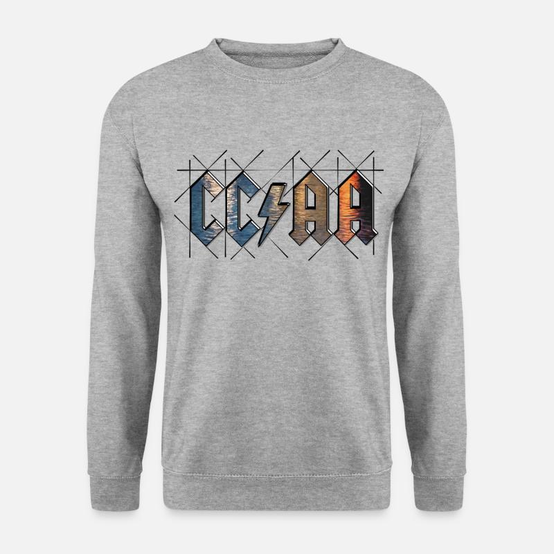 C.C.A.A. Spirit - Unisex Pullover - Weißgrau meliert