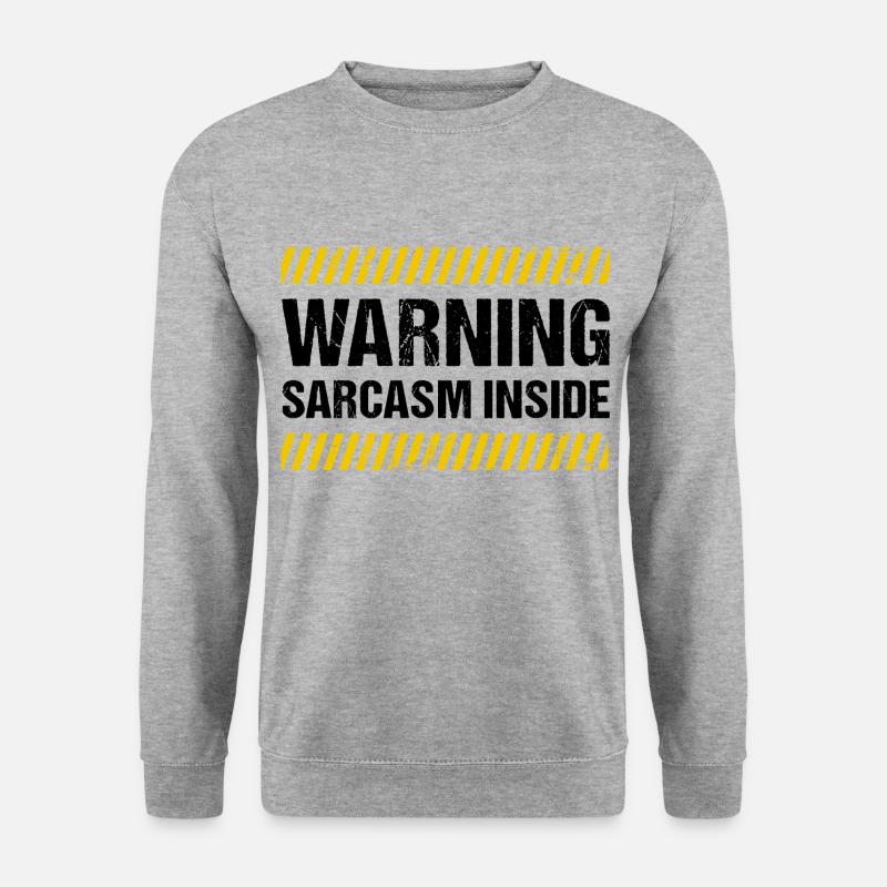 Warning Sarcasm Inside - Unisex Sweatshirt - salt & pepper