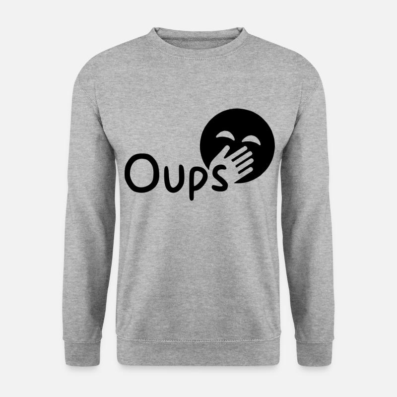 Oops sorry - Unisex Sweatshirt - salt & pepper
