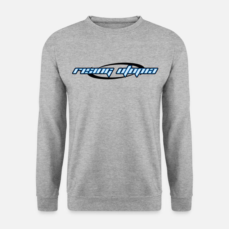 rising Utopia - Unisex Pullover - Weißgrau meliert