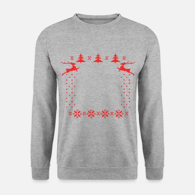 Your Xmas Text Here - Unisex Sweatshirt - salt & pepper