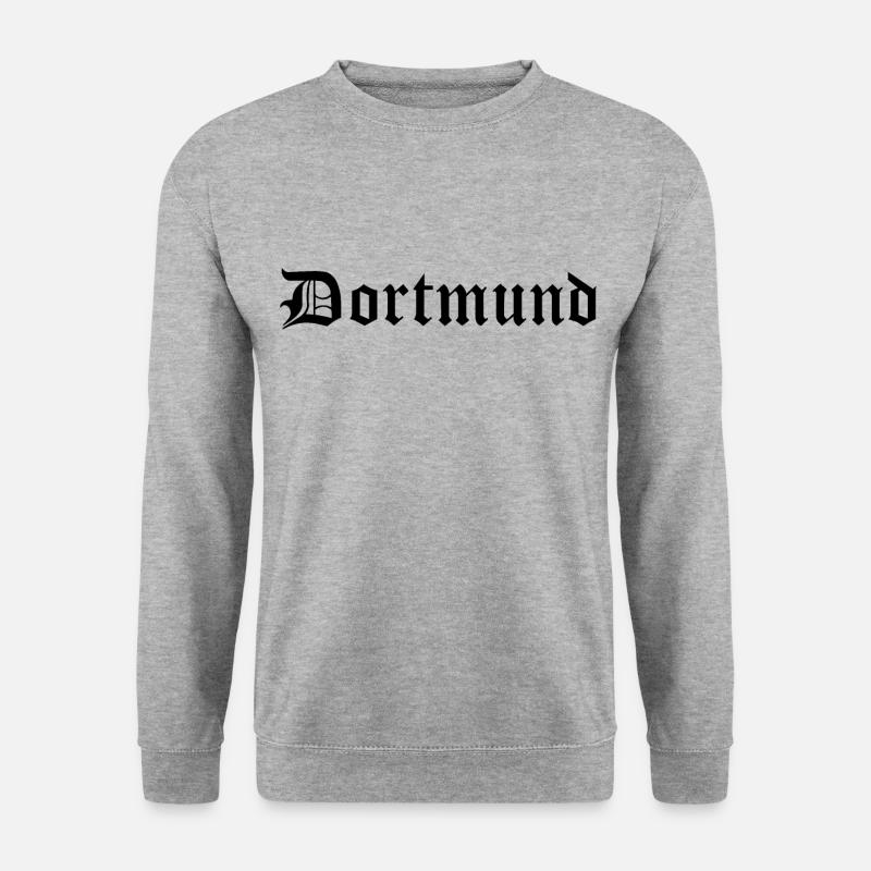 Dortmund - Unisex Pullover - Weißgrau meliert