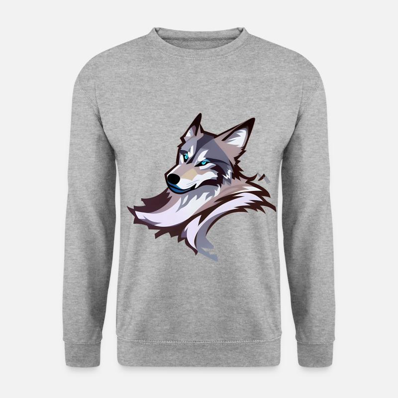 wolf - Unisex Sweatshirt - salt & pepper