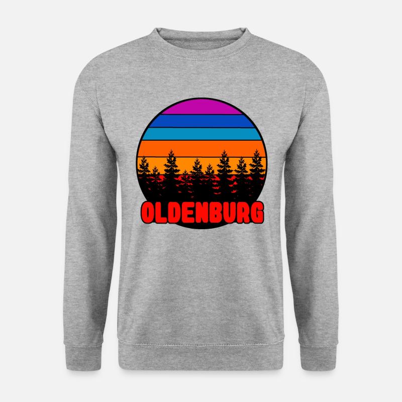 Oldenburg 04 - Unisex Pullover - Weißgrau meliert