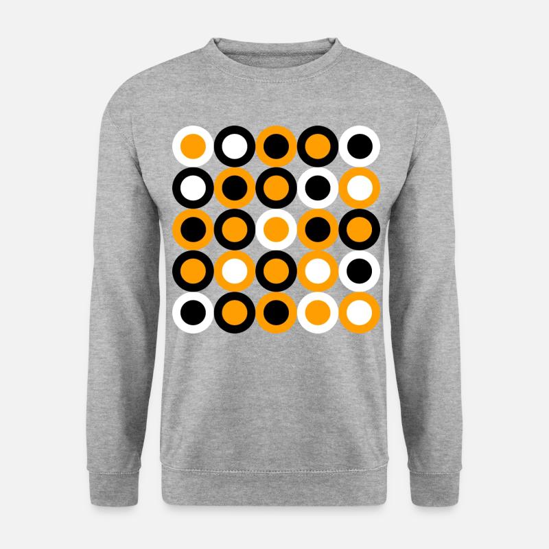 geometric patterns - Unisex Sweatshirt - salt & pepper