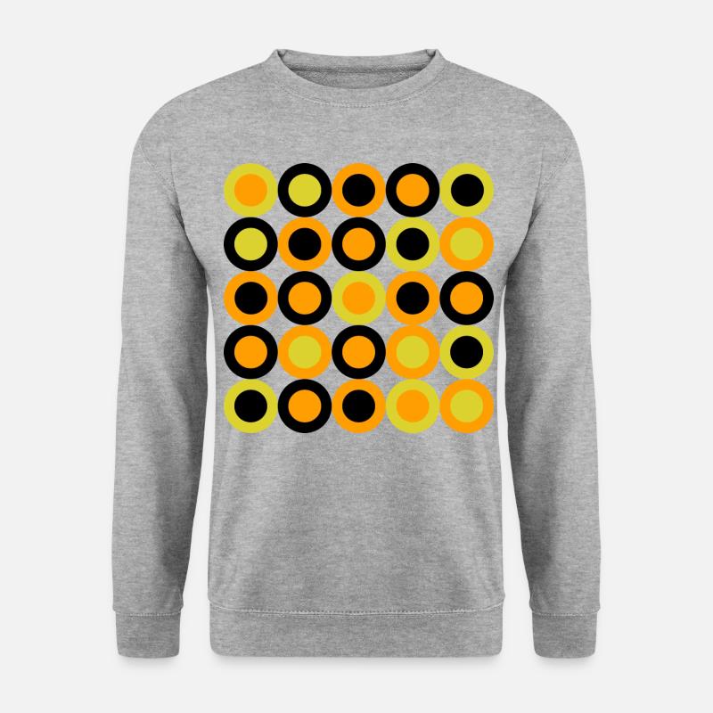 geometric pattern - Unisex Sweatshirt - salt & pepper