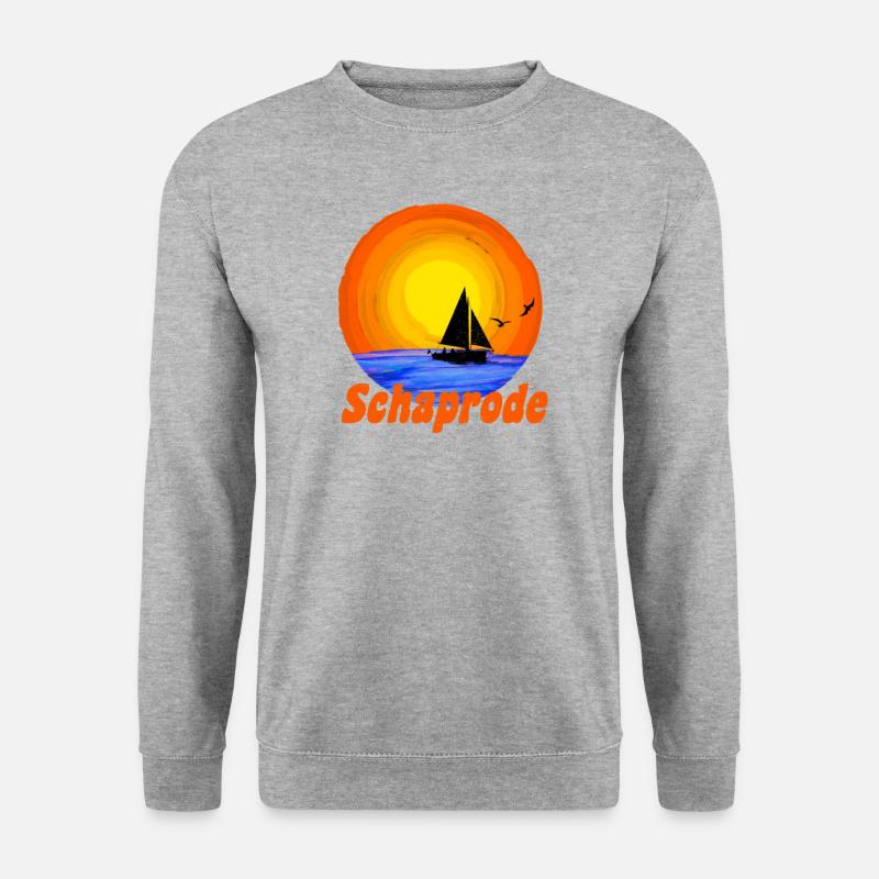 Schaprode - Unisex Pullover - Weißgrau meliert