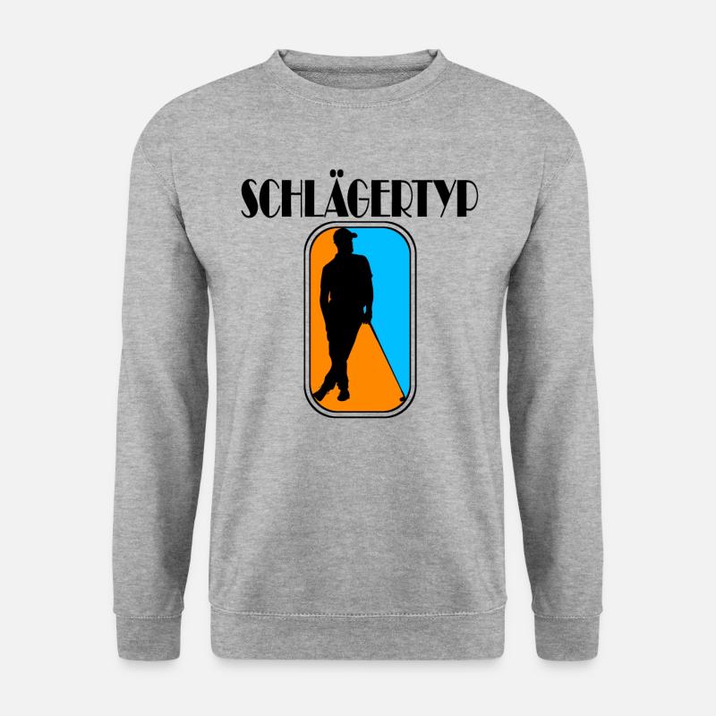 golf schlägertyp Golf - Unisex Pullover - Weißgrau meliert