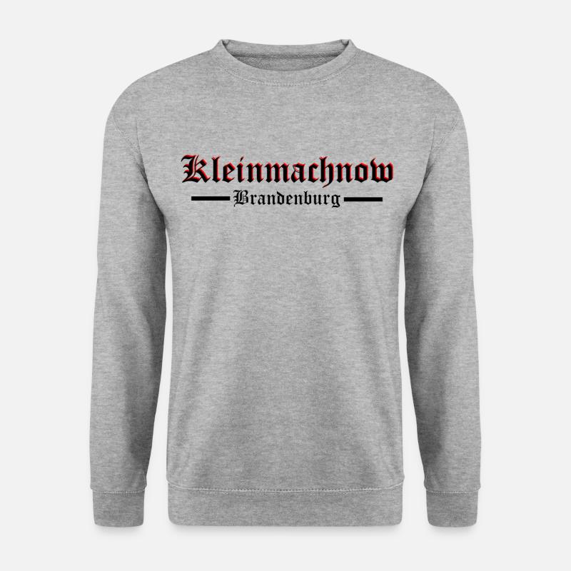 Kleinmachnow - Unisex Pullover - Weißgrau meliert