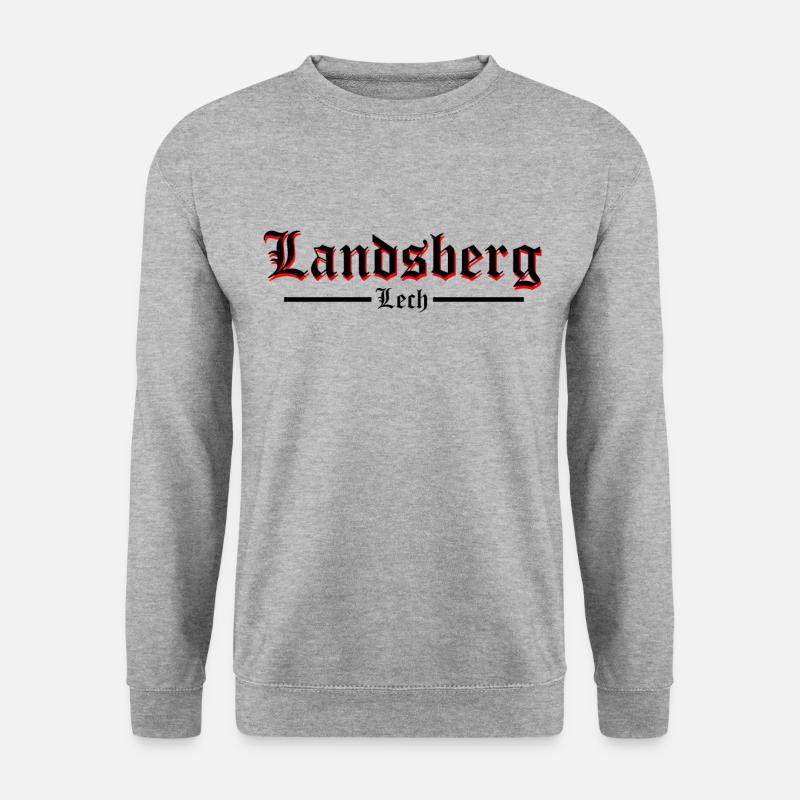 Landsberg altdeutsch - Unisex Pullover - Weißgrau meliert