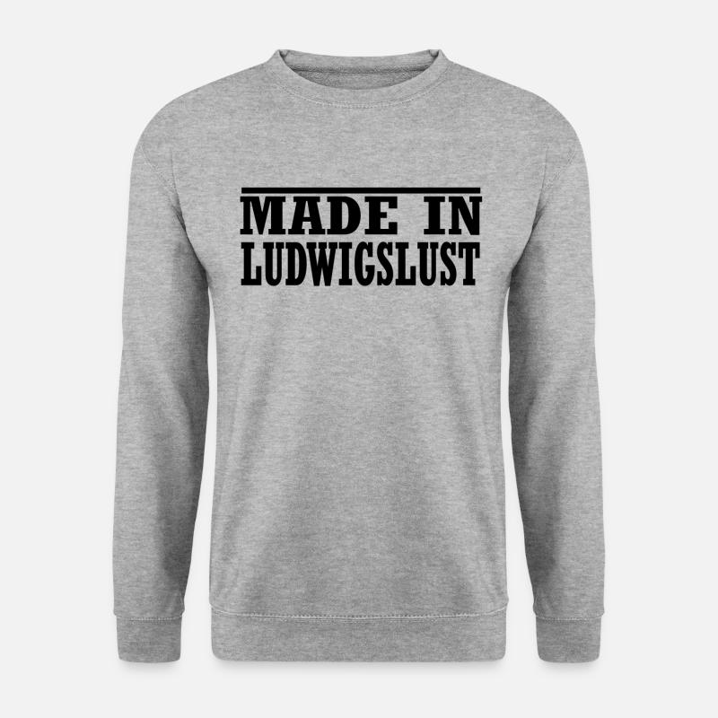 Ludwigslust - Unisex Pullover - Weißgrau meliert