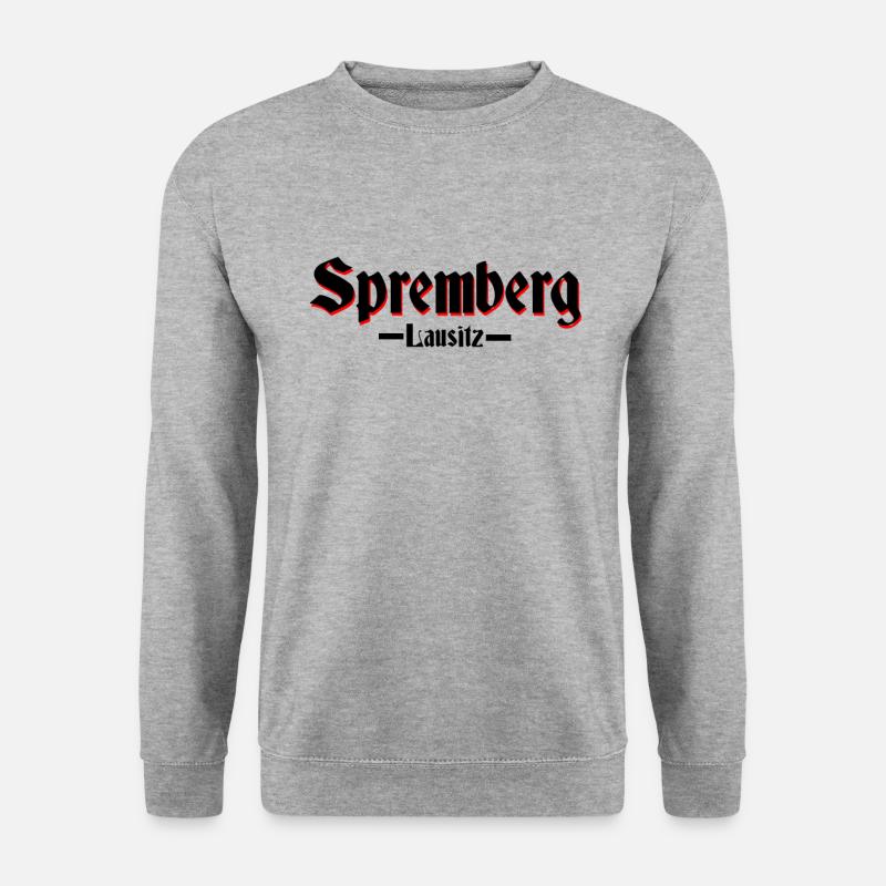 Spremberg - Unisex Pullover - Weißgrau meliert