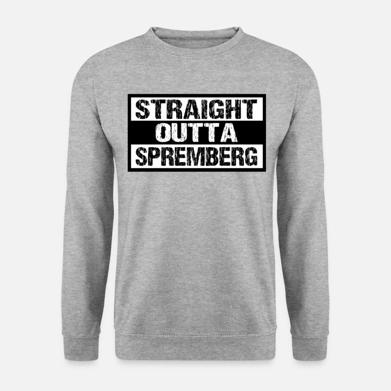 Spremberg - Unisex Pullover - Weißgrau meliert