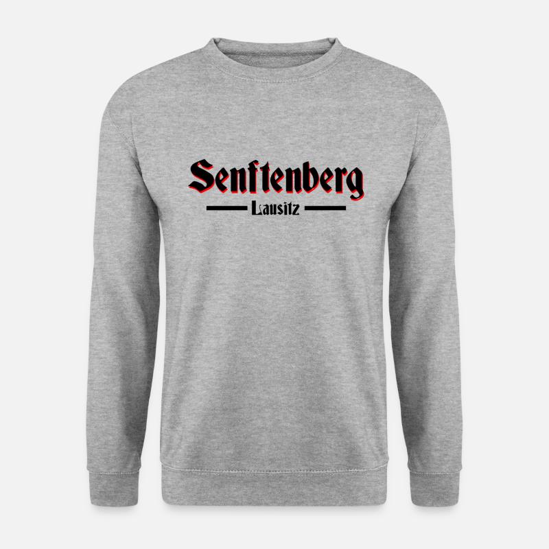 Senftenberg - Unisex Pullover - Weißgrau meliert