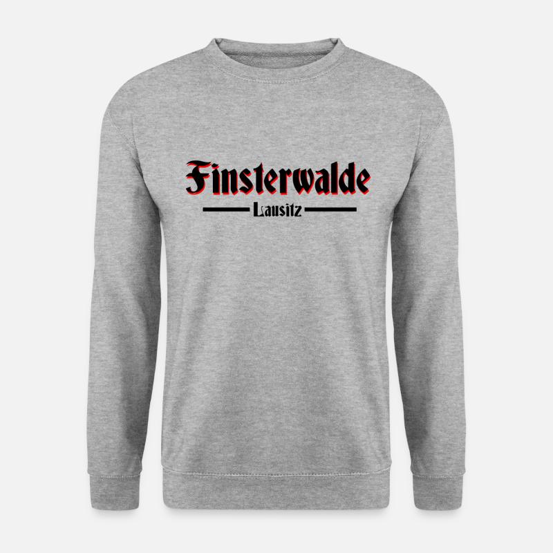Finsterwalde - Unisex Pullover - Weißgrau meliert