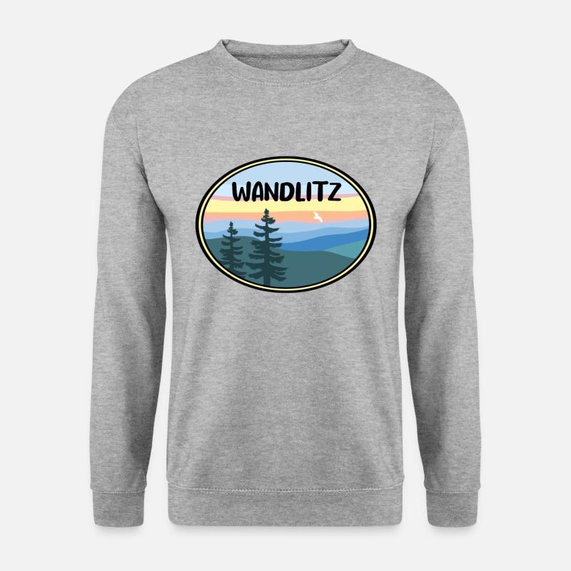 Wandlitz - Unisex Pullover - Weißgrau meliert