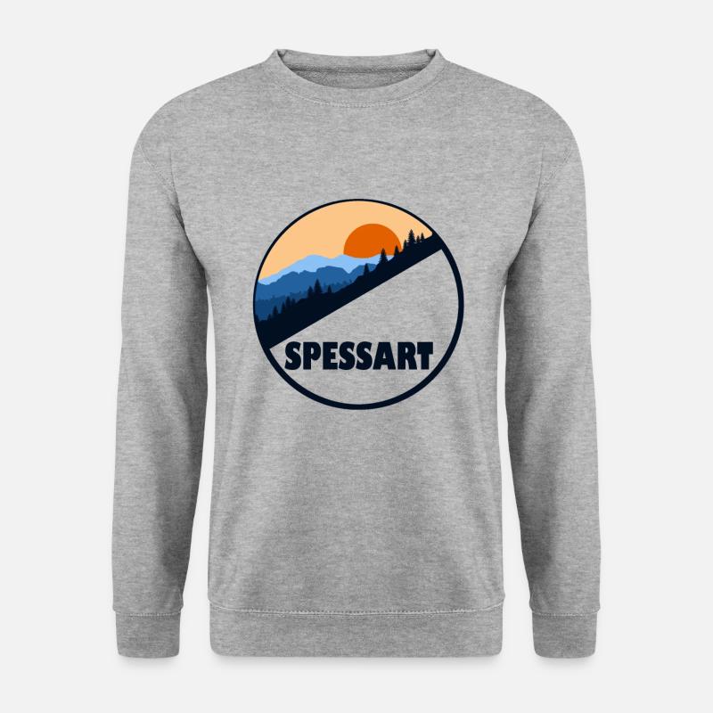 Spessart - Unisex Pullover - Weißgrau meliert
