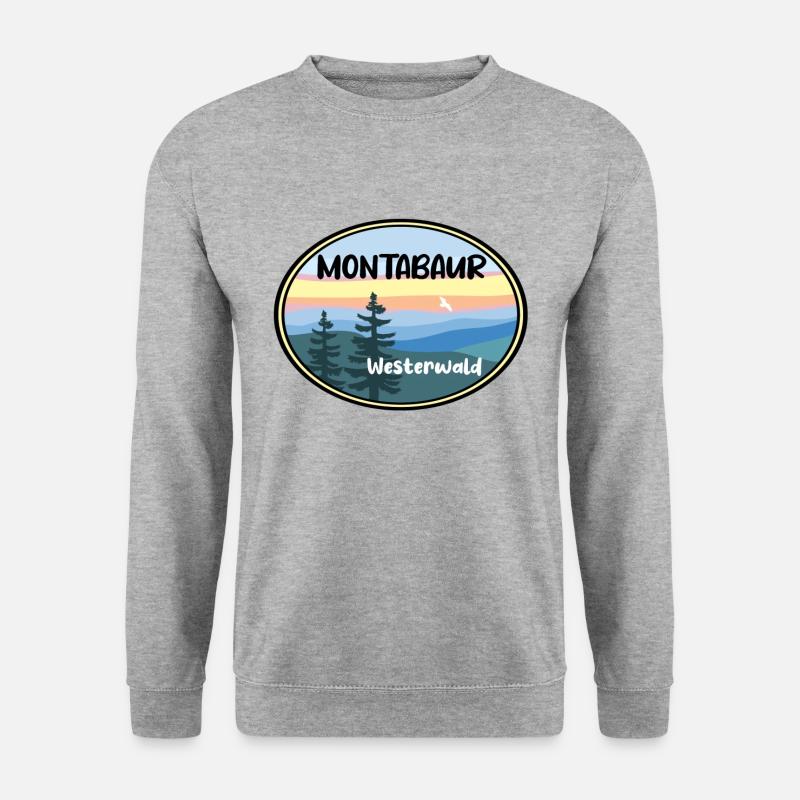 Montabaur - Unisex Pullover - Weißgrau meliert