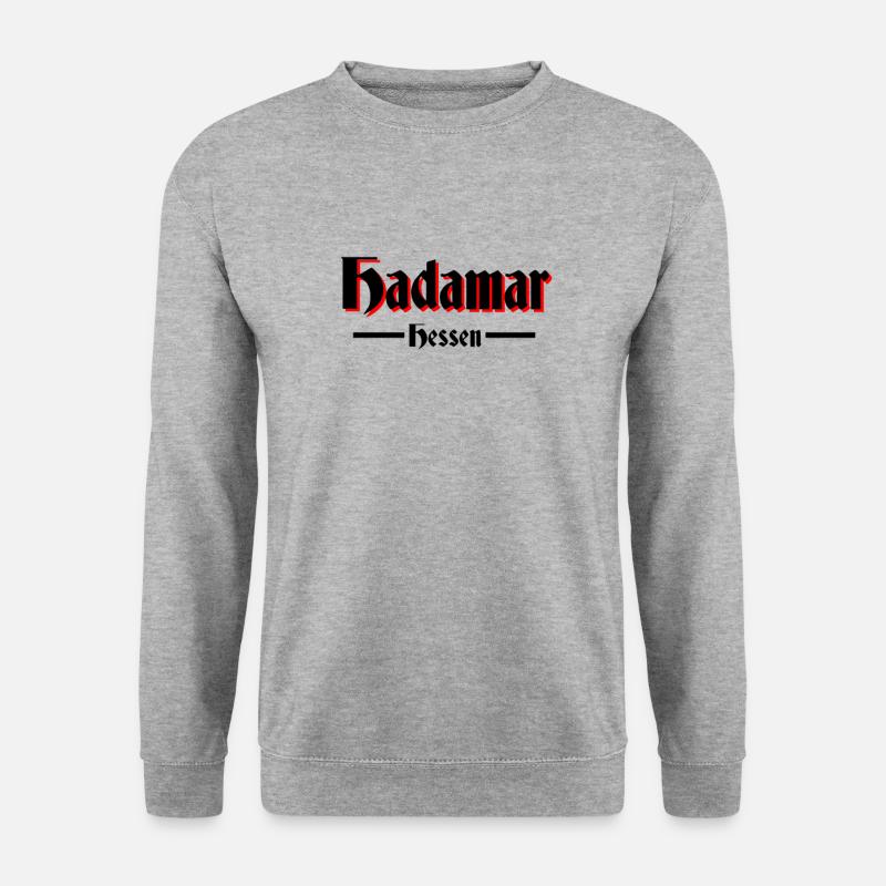 Hadamar - Unisex Pullover - Weißgrau meliert