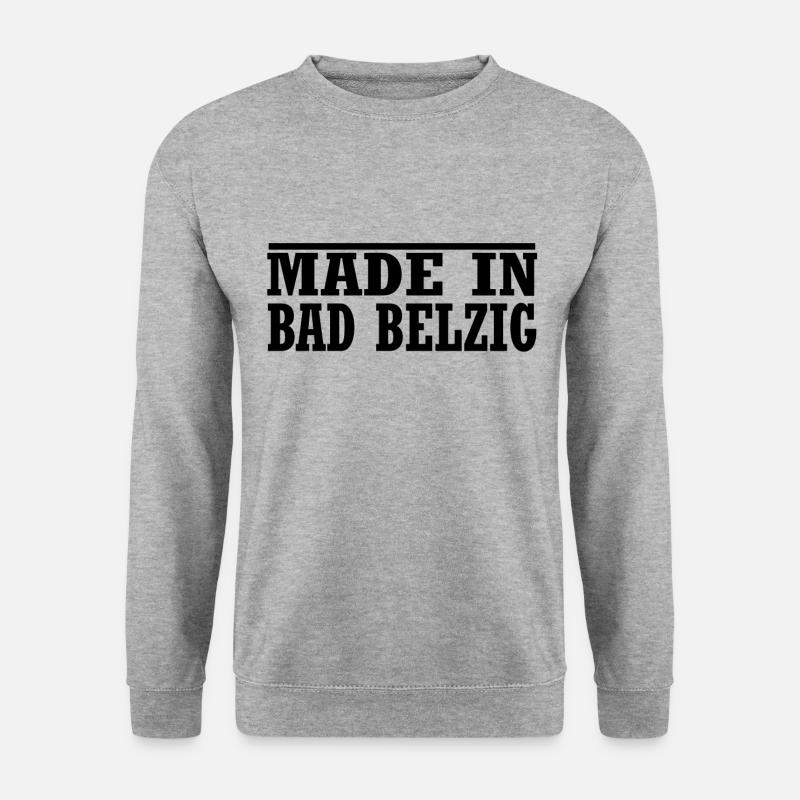 Bad Belzig - Unisex Pullover - Weißgrau meliert