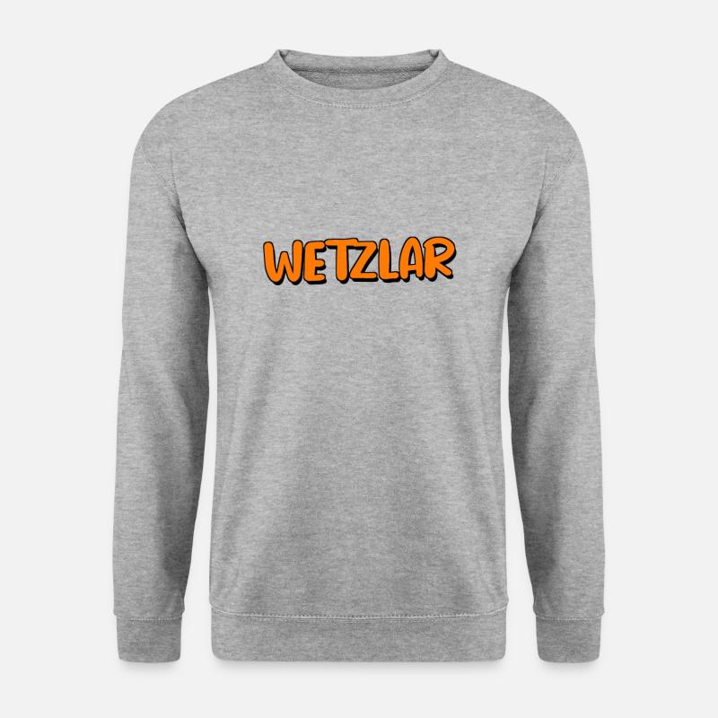 Wetzlar - Unisex Pullover - Weißgrau meliert