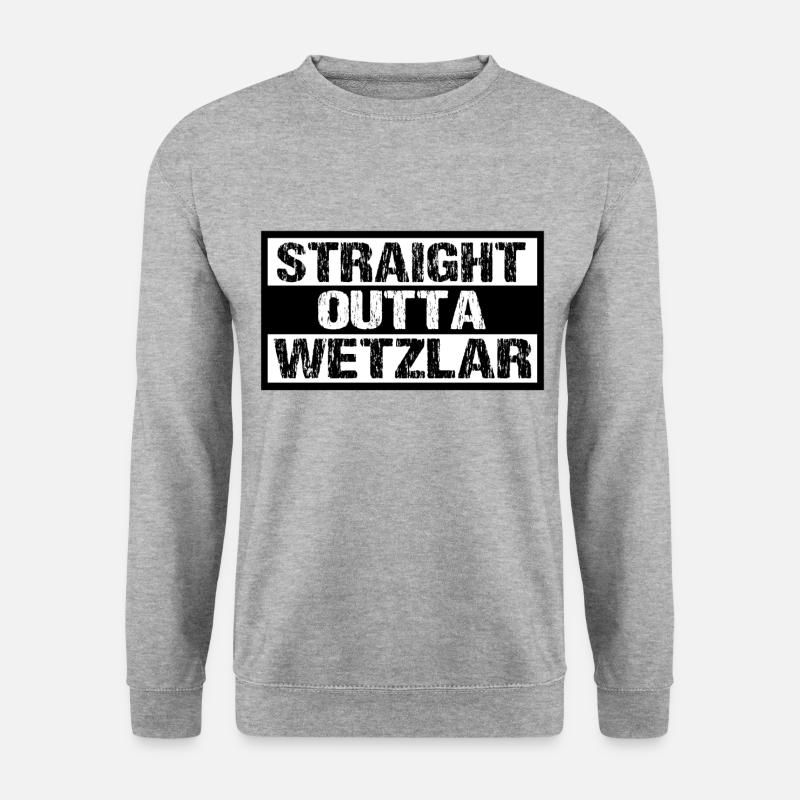 Wetzlar - Unisex Pullover - Weißgrau meliert