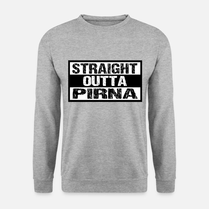 Pirna - Unisex Pullover - Weißgrau meliert