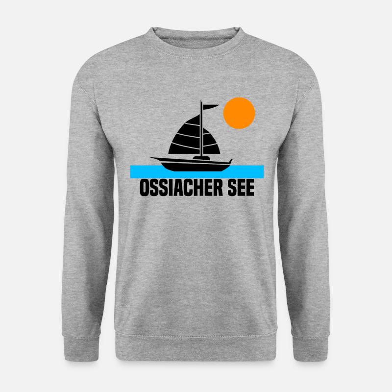 Ossiacher See - Unisex Pullover - Weißgrau meliert