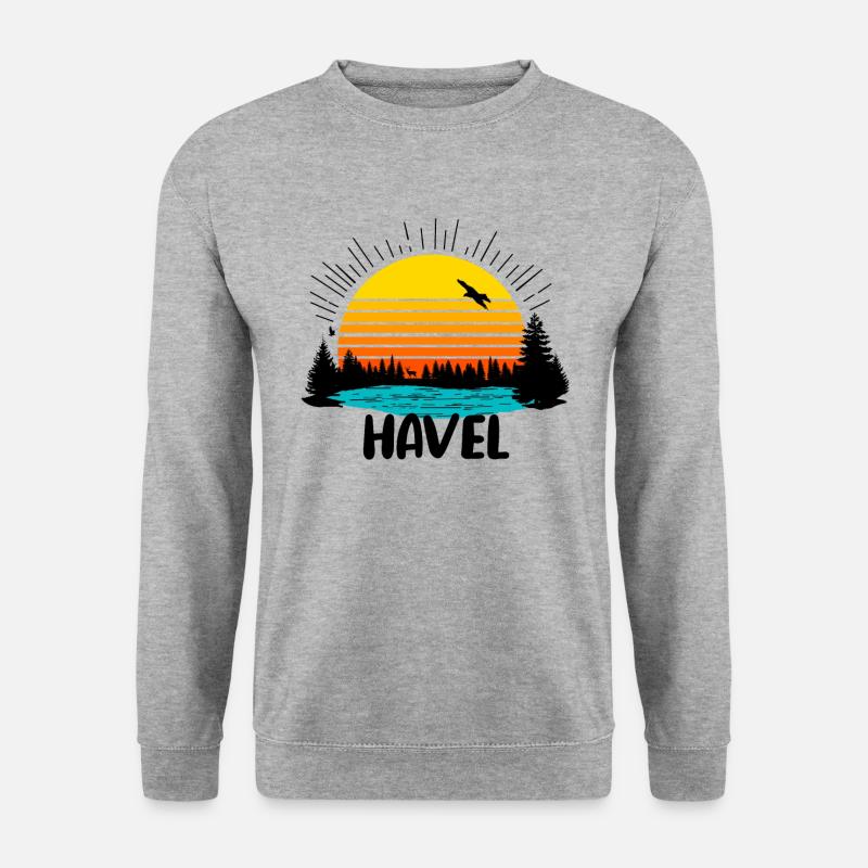 Havel - Unisex Pullover - Weißgrau meliert