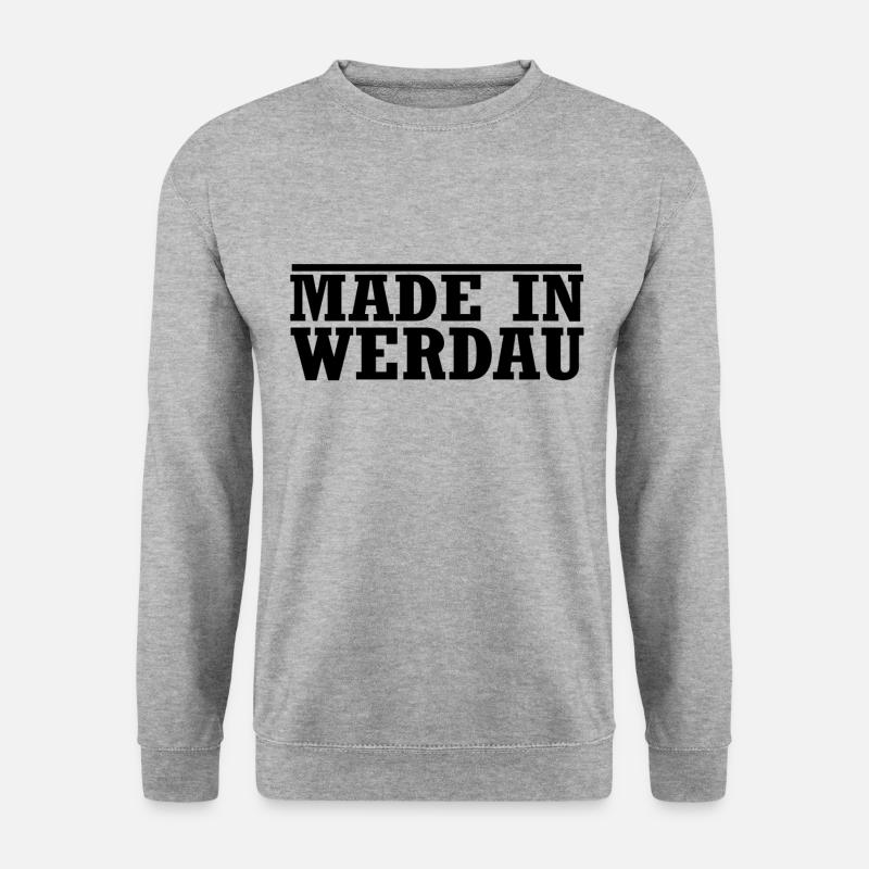 Werdau - Unisex Pullover - Weißgrau meliert