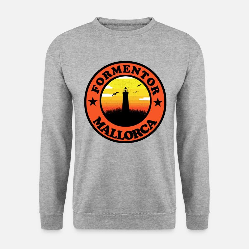 Formentor - Unisex Pullover - Weißgrau meliert