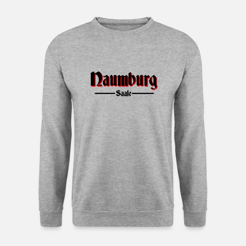 naumburg - Unisex Pullover - Weißgrau meliert