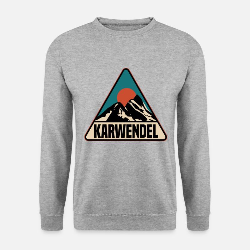 Karwendel - Unisex Pullover - Weißgrau meliert