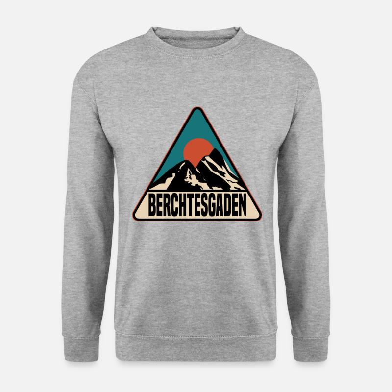 Berchtesgaden - Unisex Pullover - Weißgrau meliert