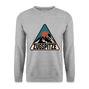 Zugspitze - Unisex Sweatshirt - salt & pepper - Front - Alina (178cm) & Michal (187cm)