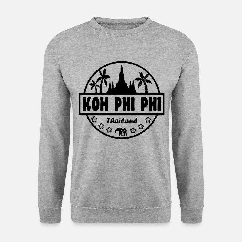 Koh Phi Phi Thailand - Unisex Sweatshirt - salt & pepper