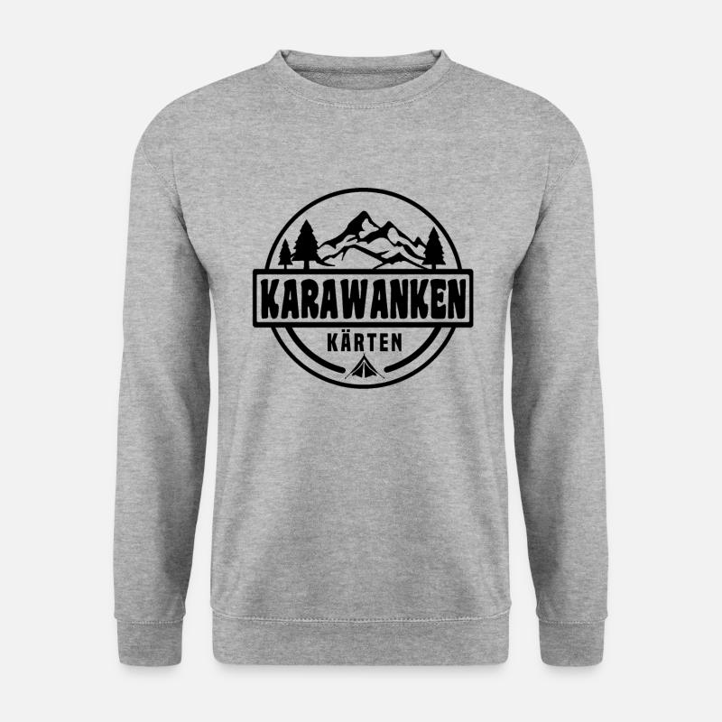 Karawanken - Unisex Pullover - Weißgrau meliert