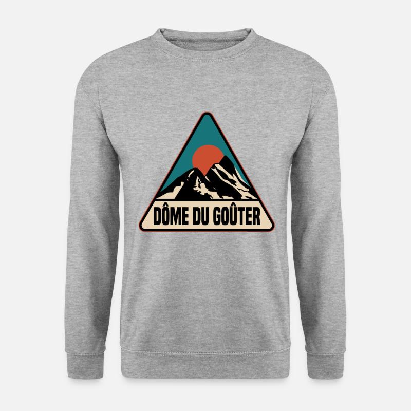 Dome de Gouter - Unisex Pullover - Weißgrau meliert