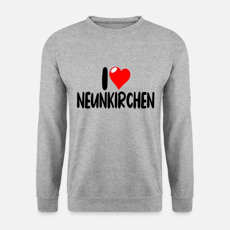 Neunkirchen - Unisex Pullover - Weißgrau meliert