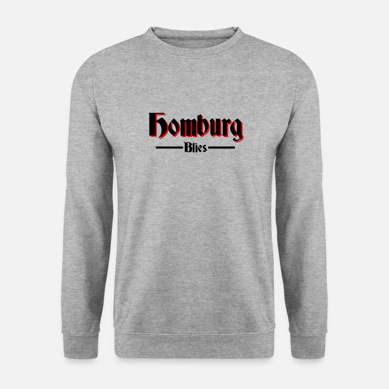 Homburg - Unisex Pullover - Weißgrau meliert