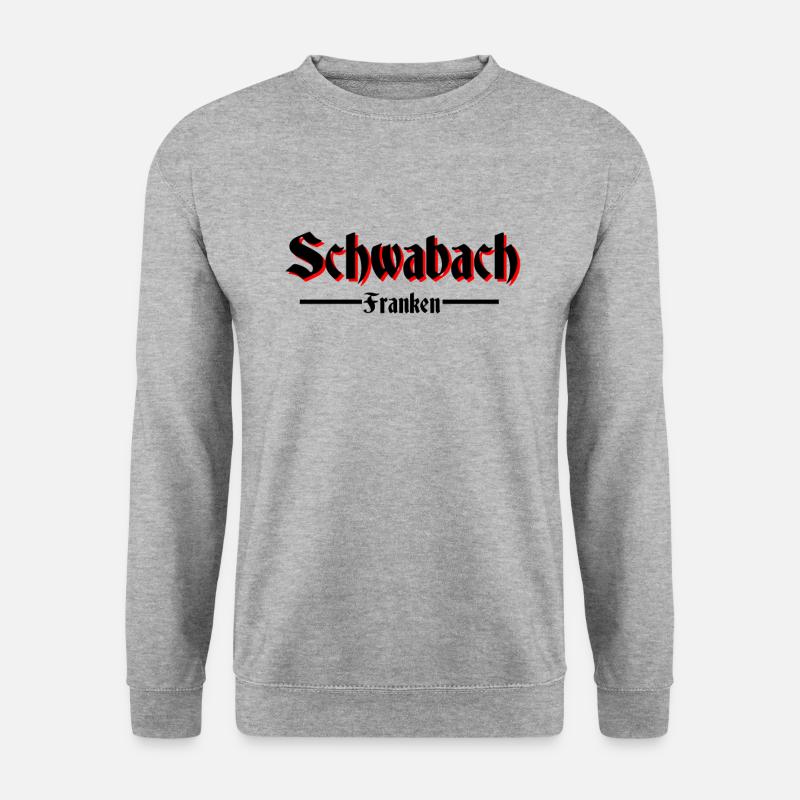 Schwabach - Unisex Pullover - Weißgrau meliert