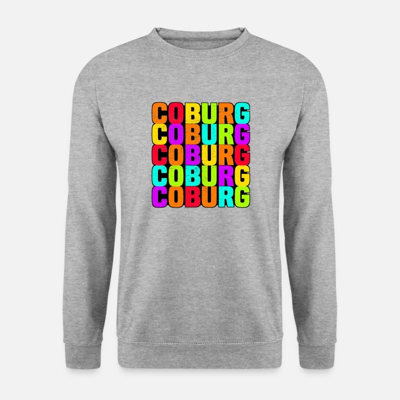 Coburg - Unisex Pullover - Weißgrau meliert
