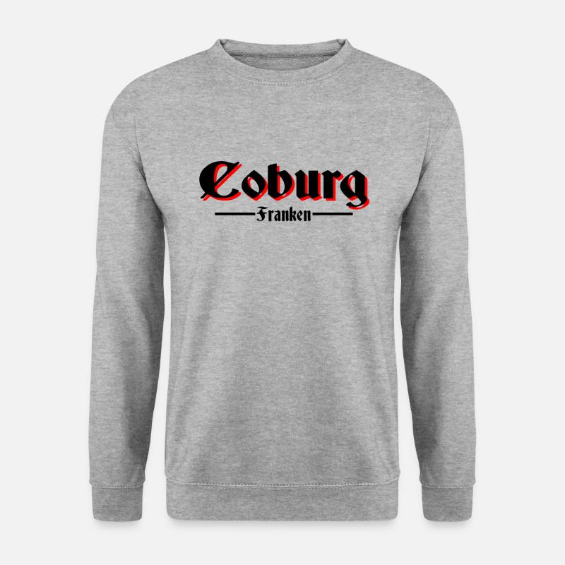 Coburg - Unisex Pullover - Weißgrau meliert