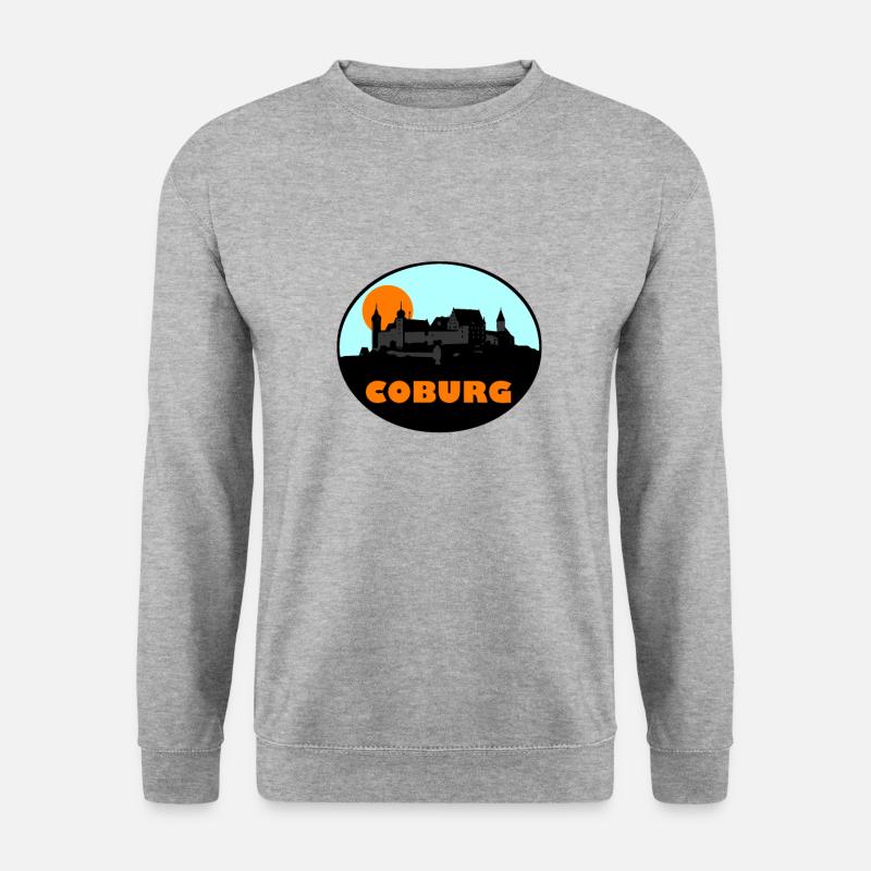 Coburg - Unisex Pullover - Weißgrau meliert