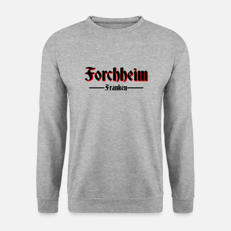 Forchheim - Unisex Pullover - Weißgrau meliert