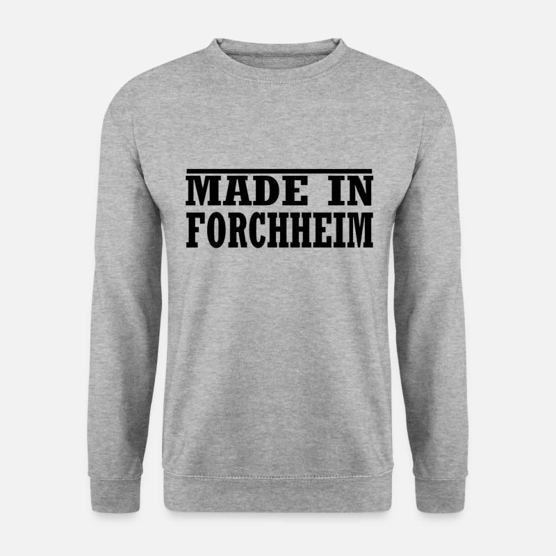 Forchheim - Unisex Pullover - Weißgrau meliert