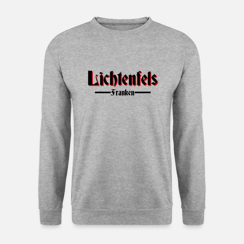 Lichtenfels - Unisex Pullover - Weißgrau meliert
