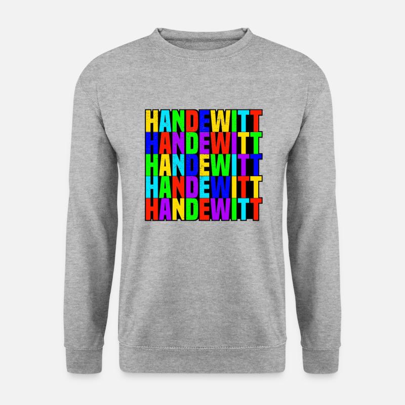 Handewitt - Unisex Pullover - Weißgrau meliert