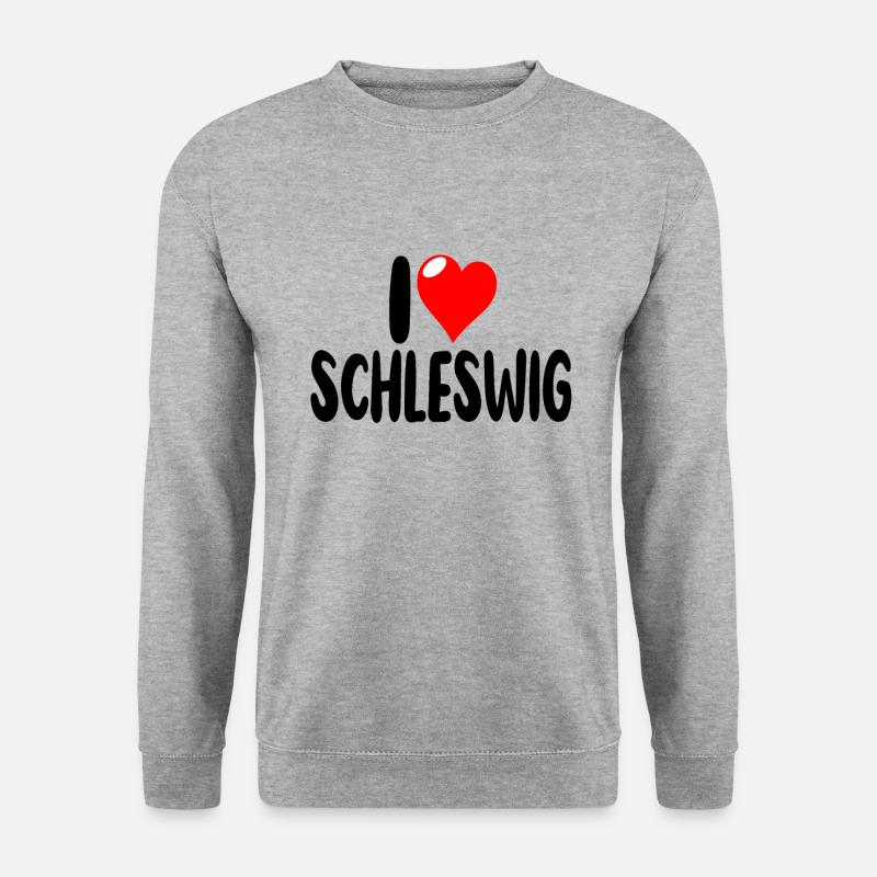 Schleswig - Unisex Pullover - Weißgrau meliert